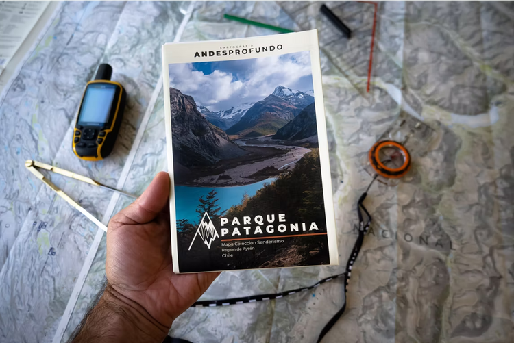 MAPA PARQUE NACIONAL PATAGONIA ANDES PROFUNDO