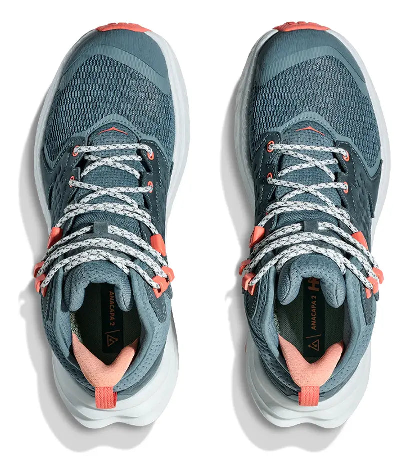 ZAPATILLA HOKA MUJER W ANACAPA 2 MID | MOUNTAIN FOG