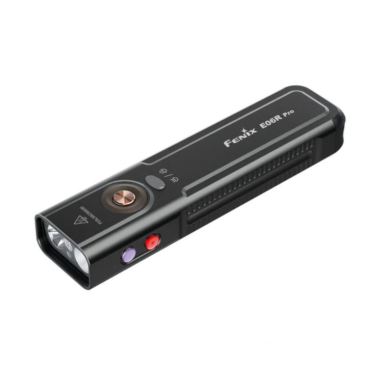 LINTERNA FENIX E06R PRO NEGRO 1600 LUMENES