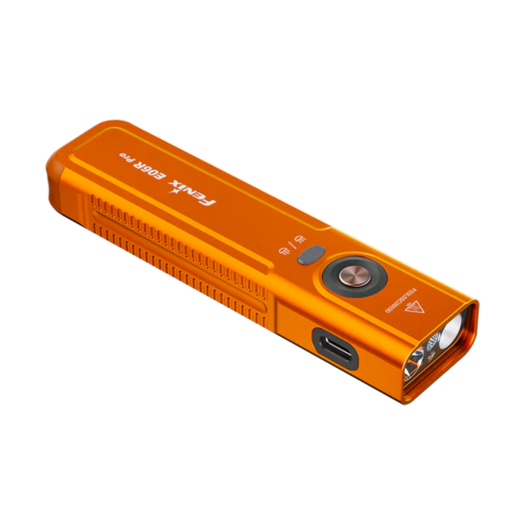 LINTERNA FENIX E06R PRO NARANJO 1600 LUMENES