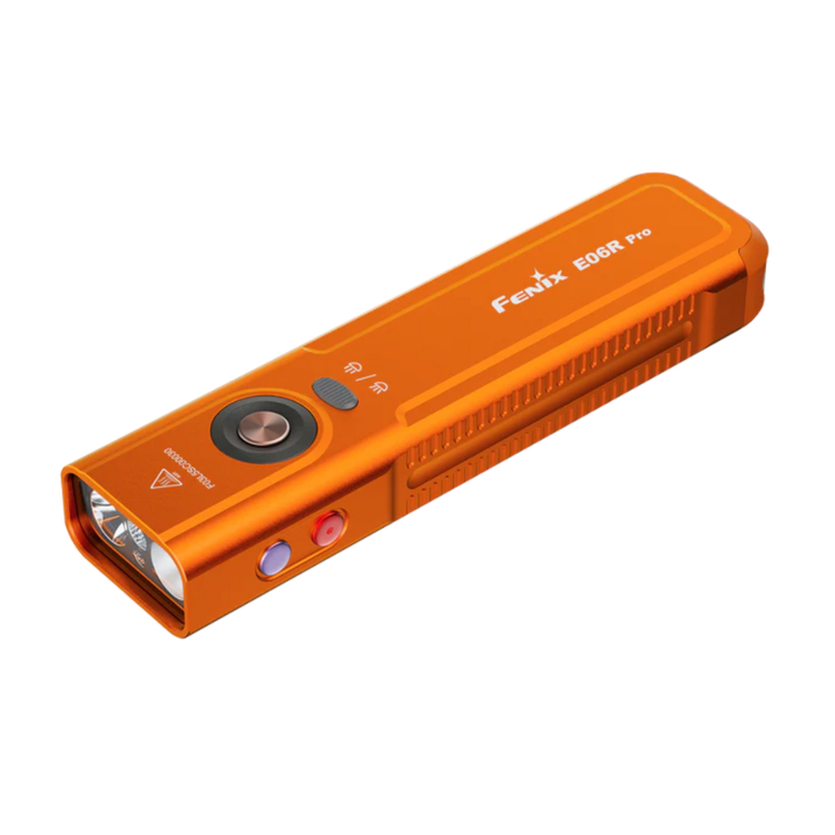 LINTERNA FENIX E06R PRO NARANJO 1600 LUMENES
