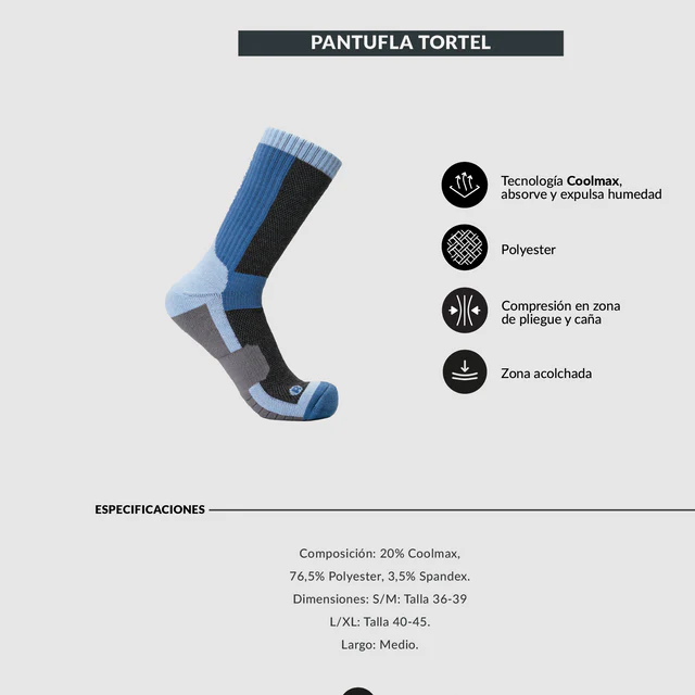 CALCETÍN DEPORTIVO UNISEX ATAKAMA CORCOVADO COOLMAX