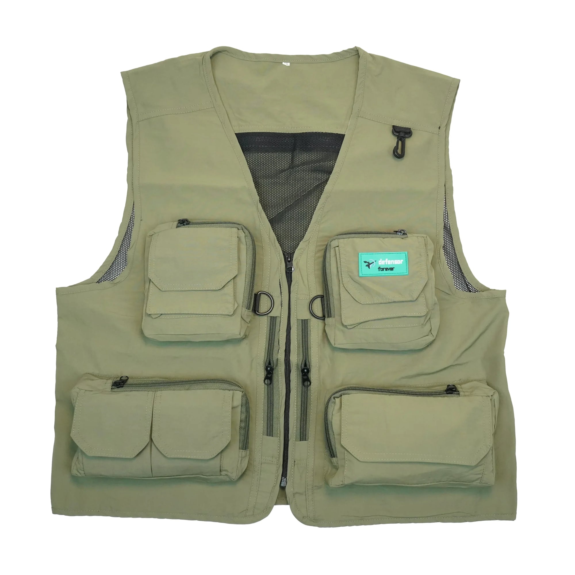 CHALECO DE PESCA DEFENSOR VERDE
