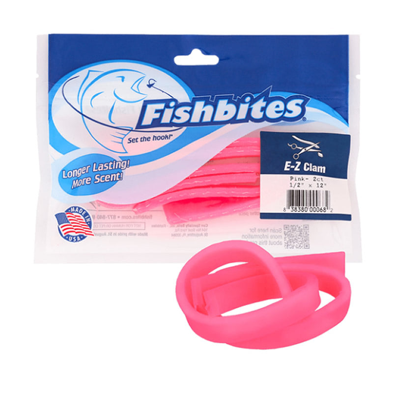 FISHBITES Carnada E-Z Clam Pink