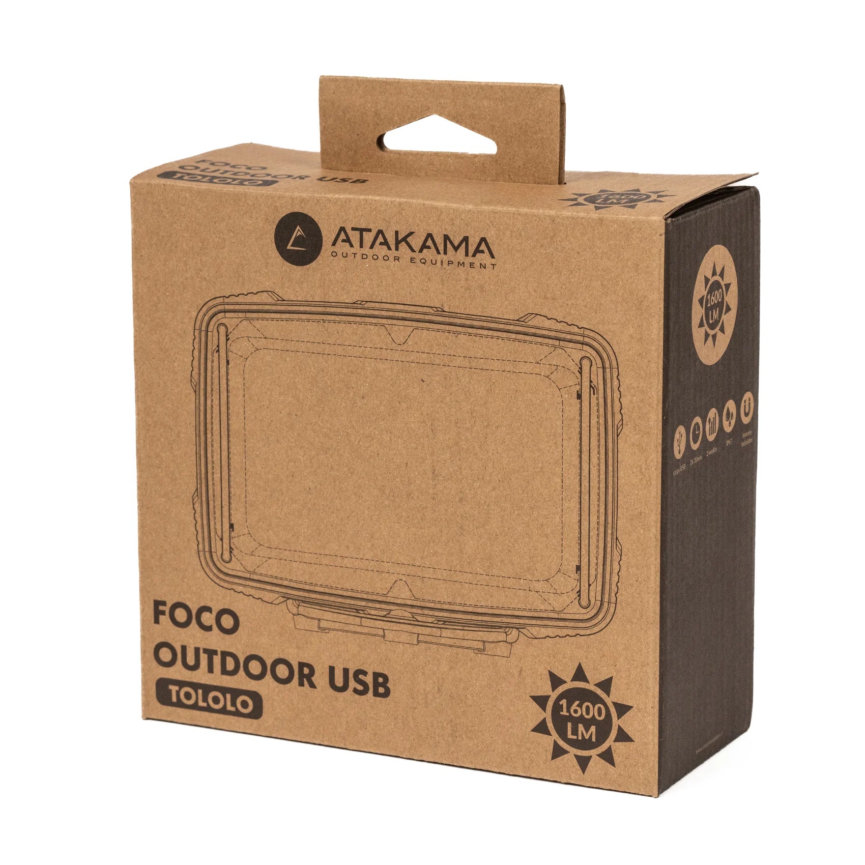 FOCO CAMPING ATAKAMA TOLOLO 1600 LUMENES