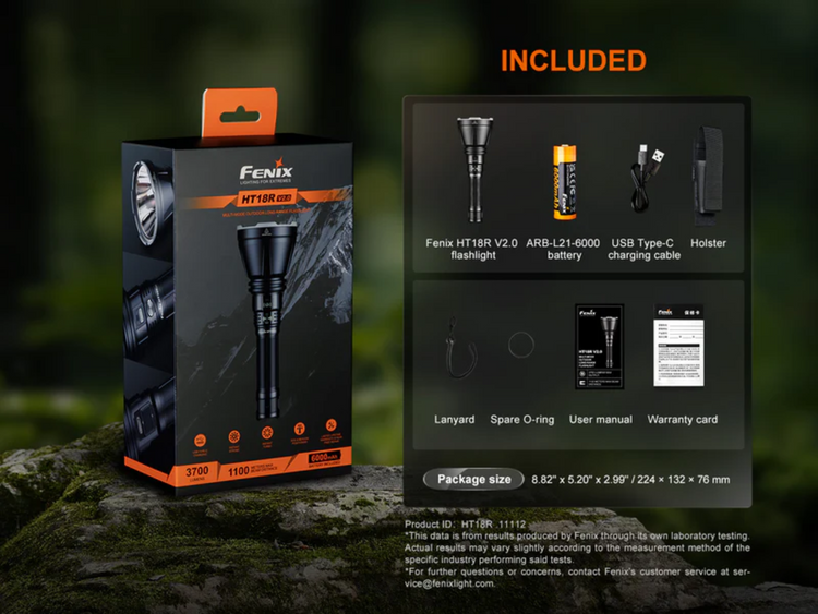 LINTERNA FENIX HT18R V2.0
