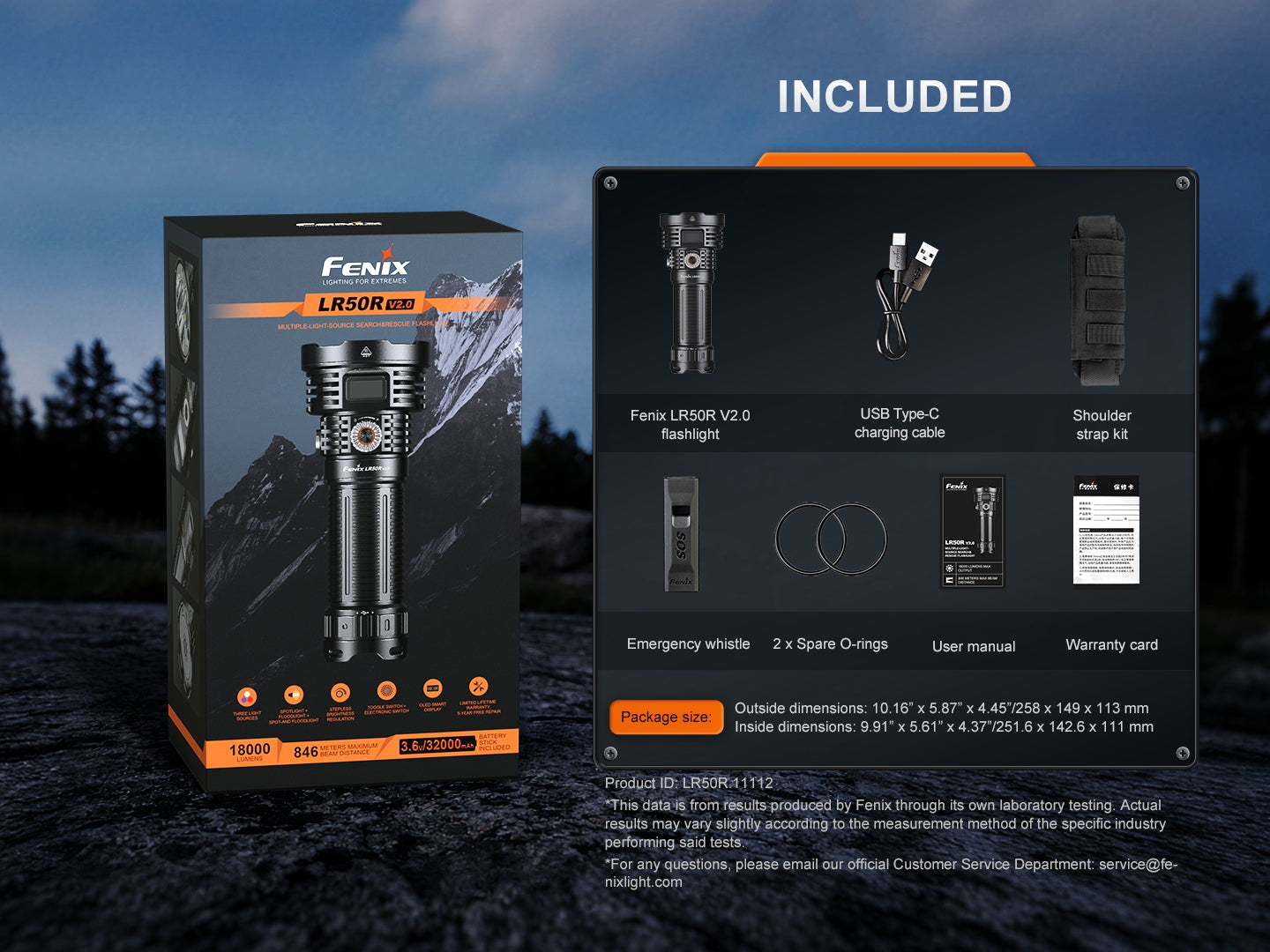 Fenix LR50R V2.0 - especificaciones 21