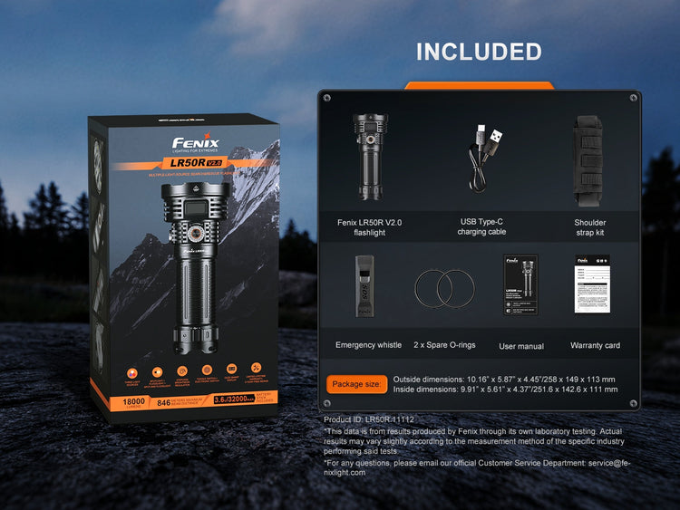 Fenix LR50R V2.0 - especificaciones 21