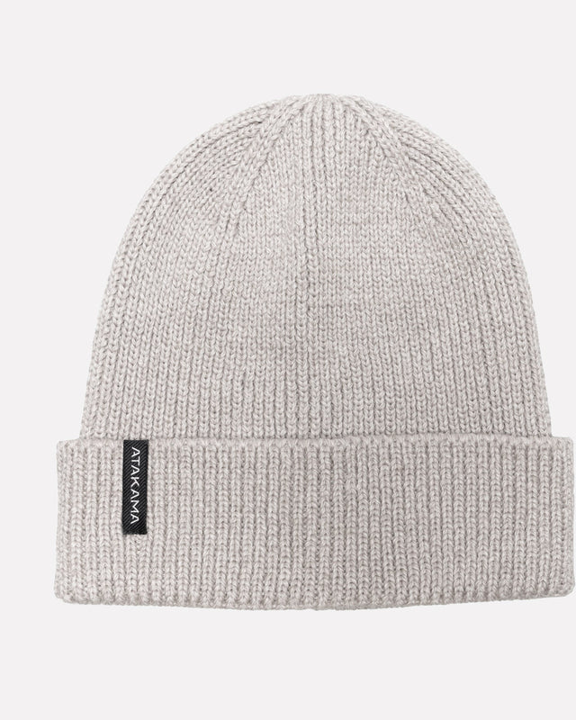 BEANIE ATAKAMA TRANCURA LANA MERINO BEIGE
