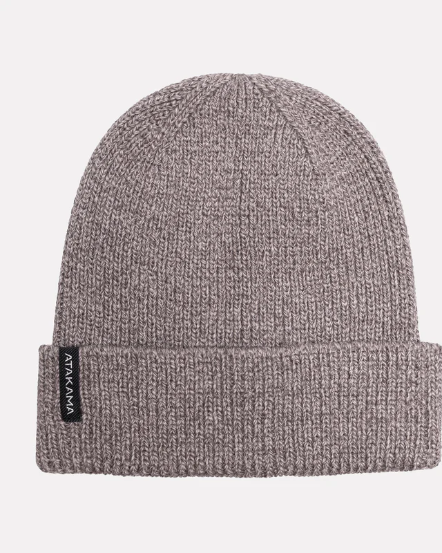 BEANIE ATAKAMA TRANCURA LANA MERINO CAFE