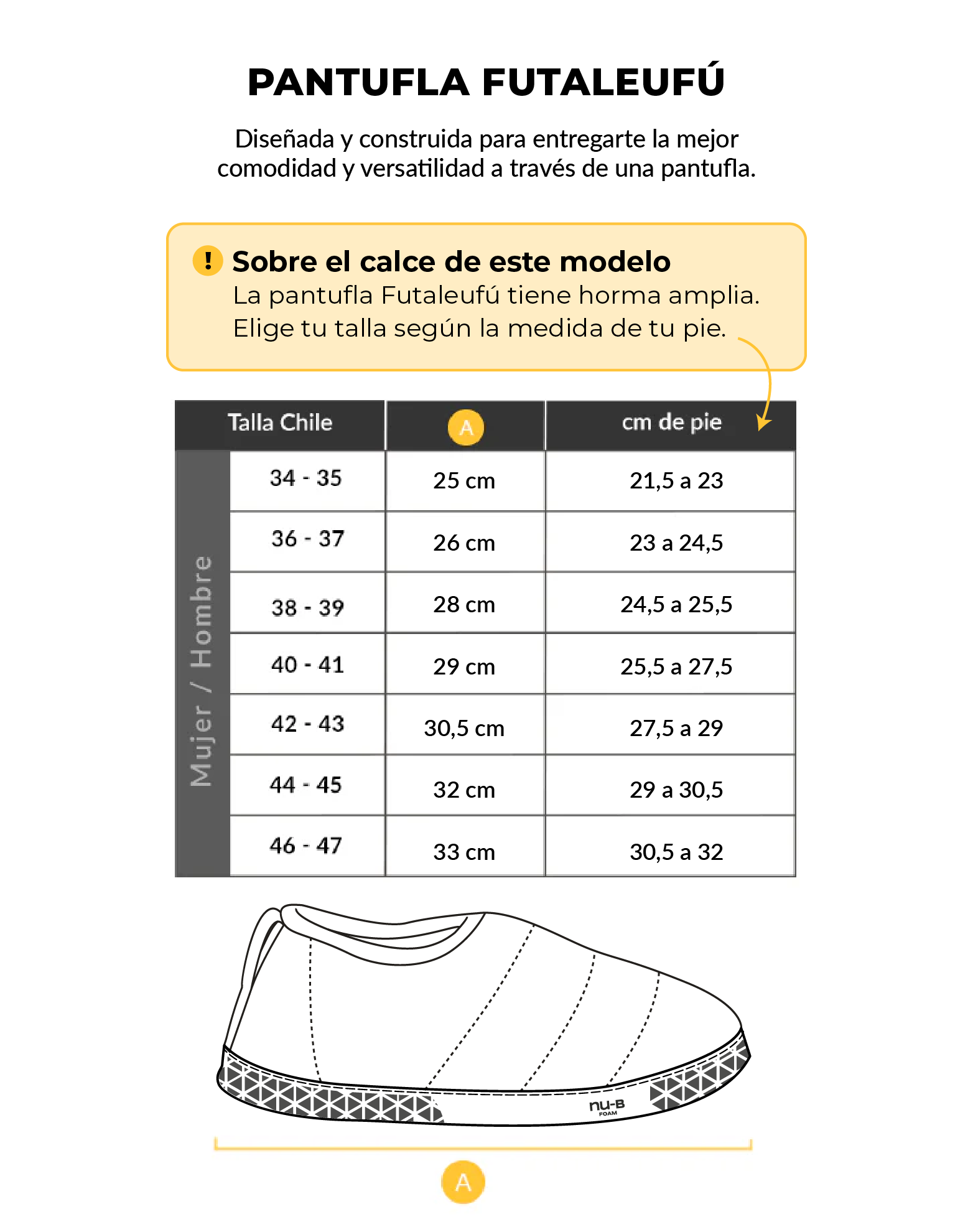 PANTUFLA ATAKAMA FUTALEUFU ADULTO BURDEO FLEX