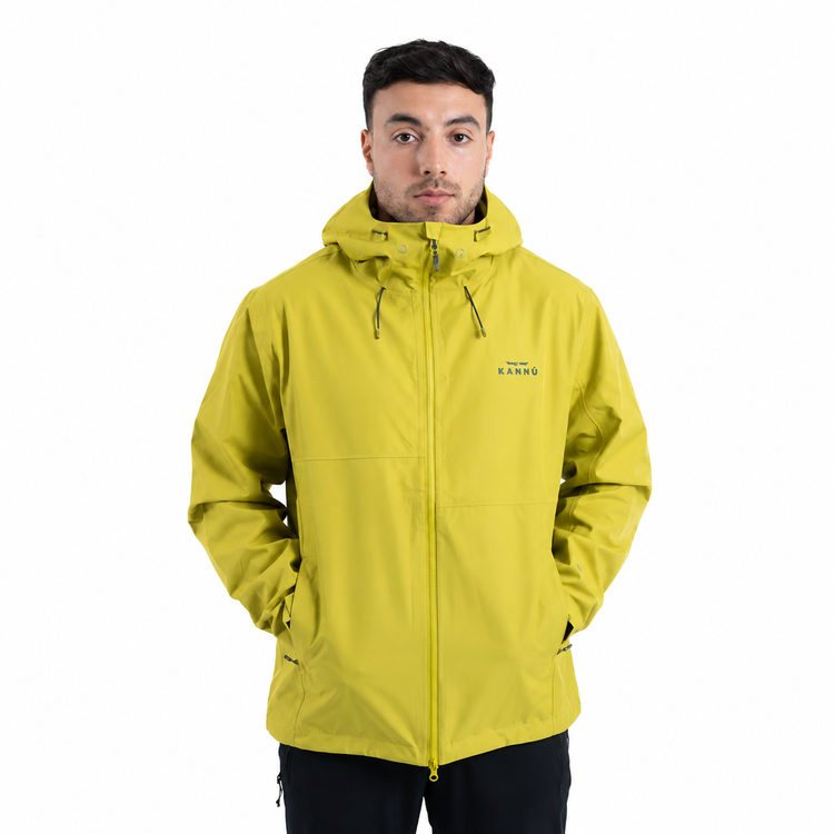 PARKA IMPERMEABLE KANNU AYSEN HOMBRE VERDE PISTACHO