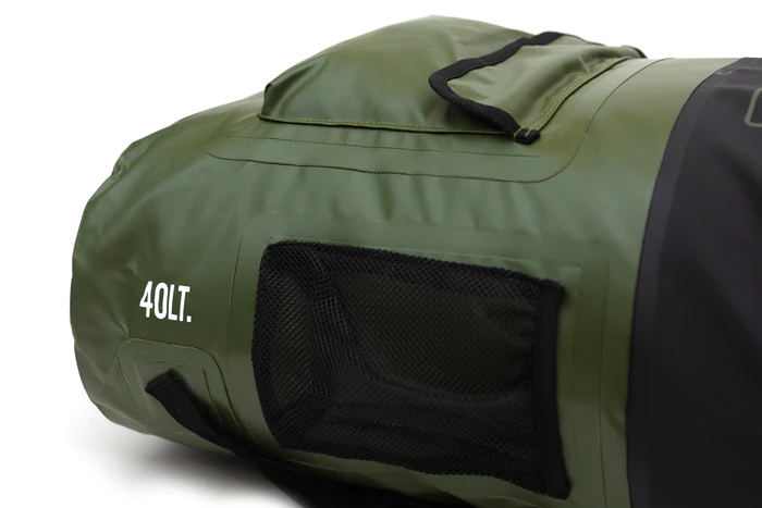 MOCHILA SECA DRYSAFE LAFKEN 40LTS VERDE MILITAR