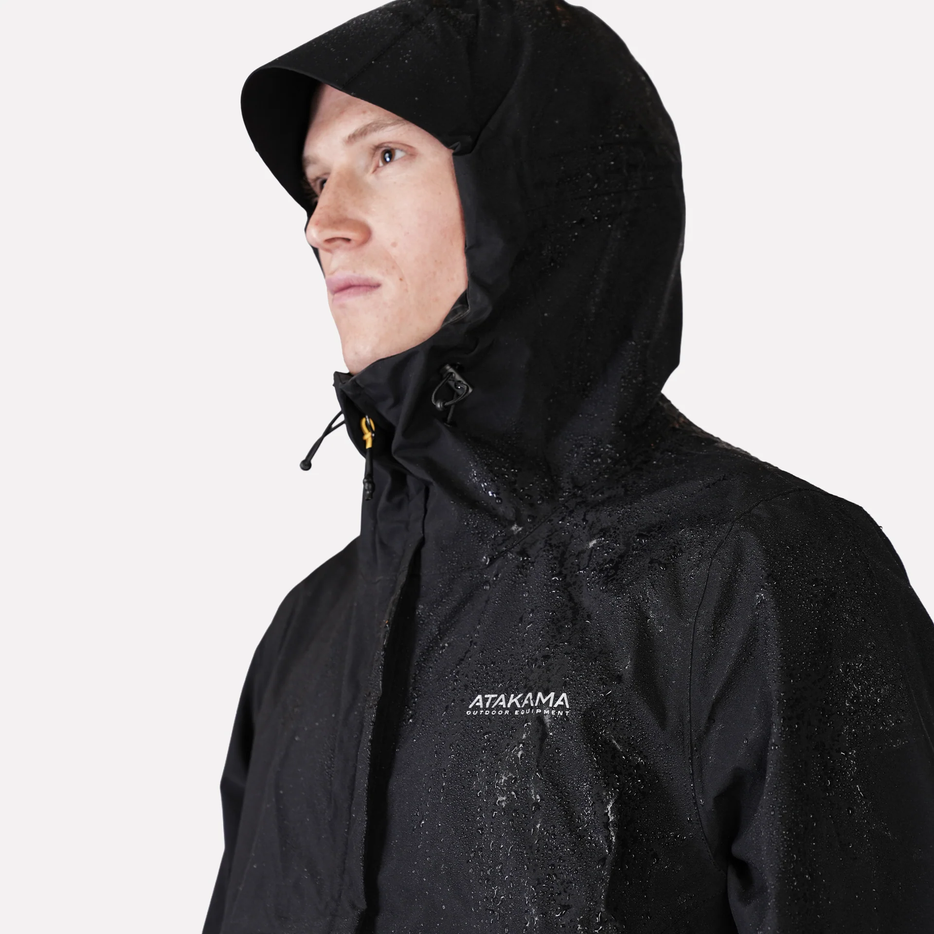 CHAQUETA IMPERMEABLE ATAKAMA HOMBRE FRONTERA THINLINE NEGRO