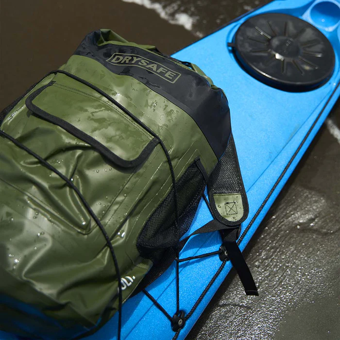 MOCHILA SECA DRYSAFE LAFKEN 40LTS VERDE MILITAR