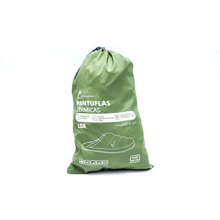 PANTUFLAS TERMICAS ATAKAMA LOA VERDE