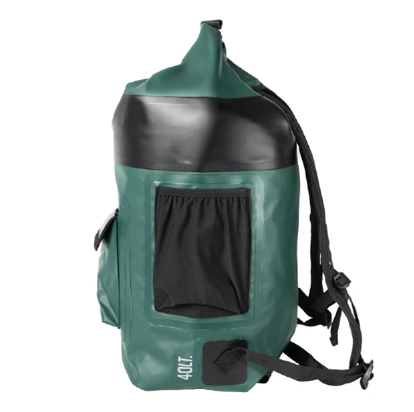 MOCHILA SECA DRYSAFE LAFKEN 40LTS VERDE PETROLEO
