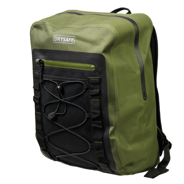 MOCHILA SECA DRYSAFE TPU 20LTS VERDE MILITAR