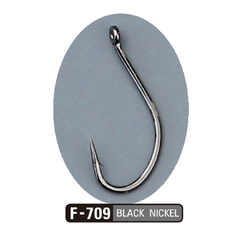 ANZUELO SASAME F-709 SEIGO RINGED BLACK