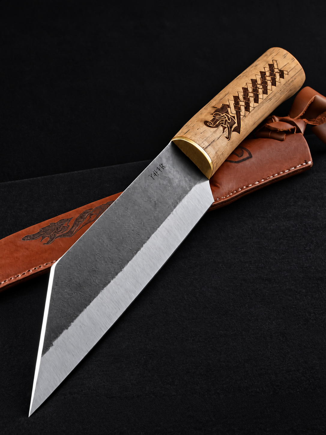 CUCHILLO CONDOR NORSE SEAX DRAGON KNIFE