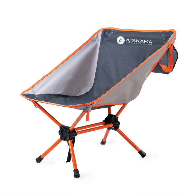 SILLA PLEGABLE LASCAR ATAKAMA OUTDOOR GRIS/NARANJO