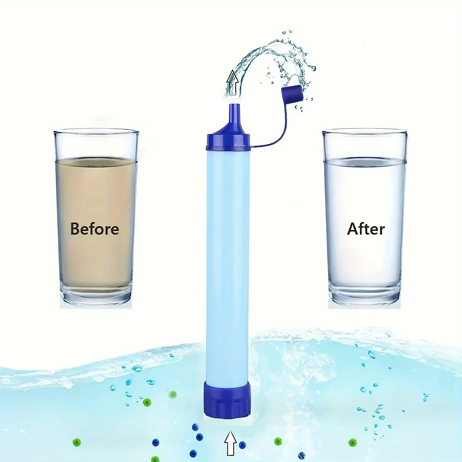 FILTRO PURIFICADOR DE AGUA 4 PIEZAS