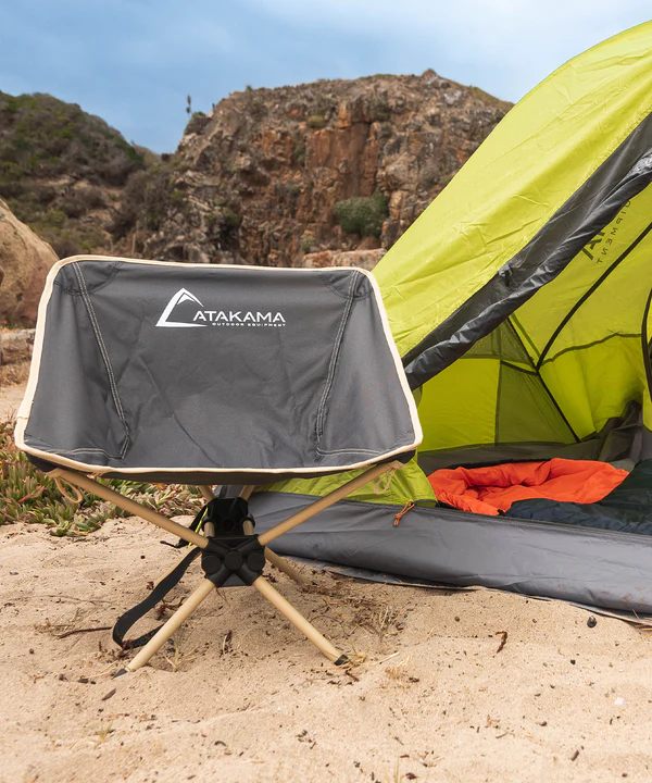 SILLA PLEGABLE LASCAR ATAKAMA OUTDOOR GRIS/NARANJO