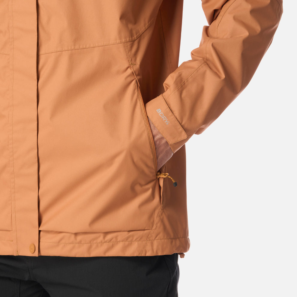 CHAQUETA IMPERMEABLE HOMBRE LIPPI BDRY HOODY JACKET CAFÉ CLARO