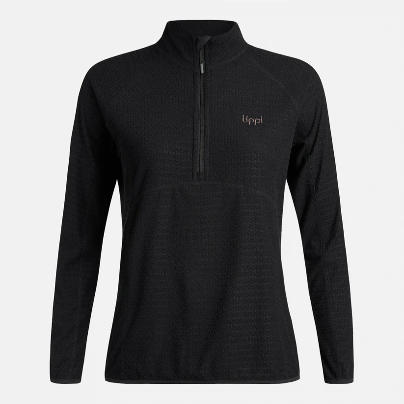 POLERON MUJER JACARANDA NANOF 14 ZIP LIPPI NEGRO