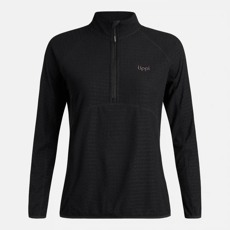 POLERON MUJER JACARANDA NANOF 14 ZIP LIPPI NEGRO