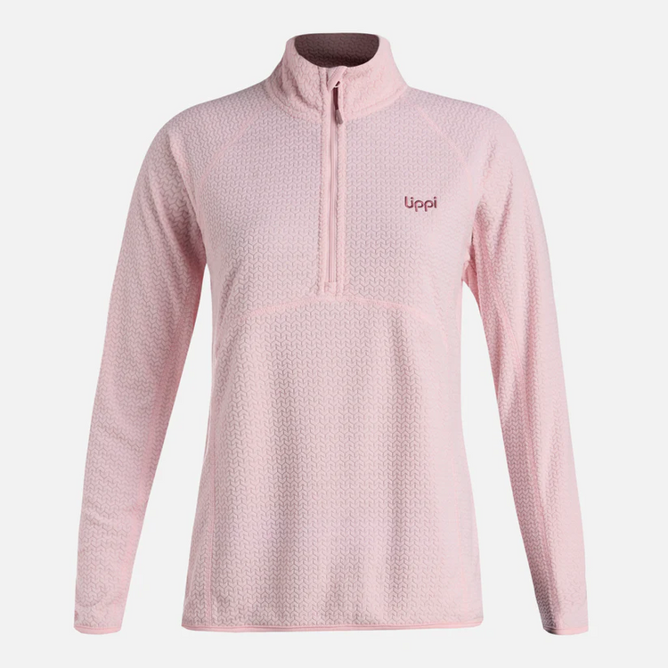 POLERON MUJER JACARANDA NANOF 14 ZIP LIPPI ROSA CLARO