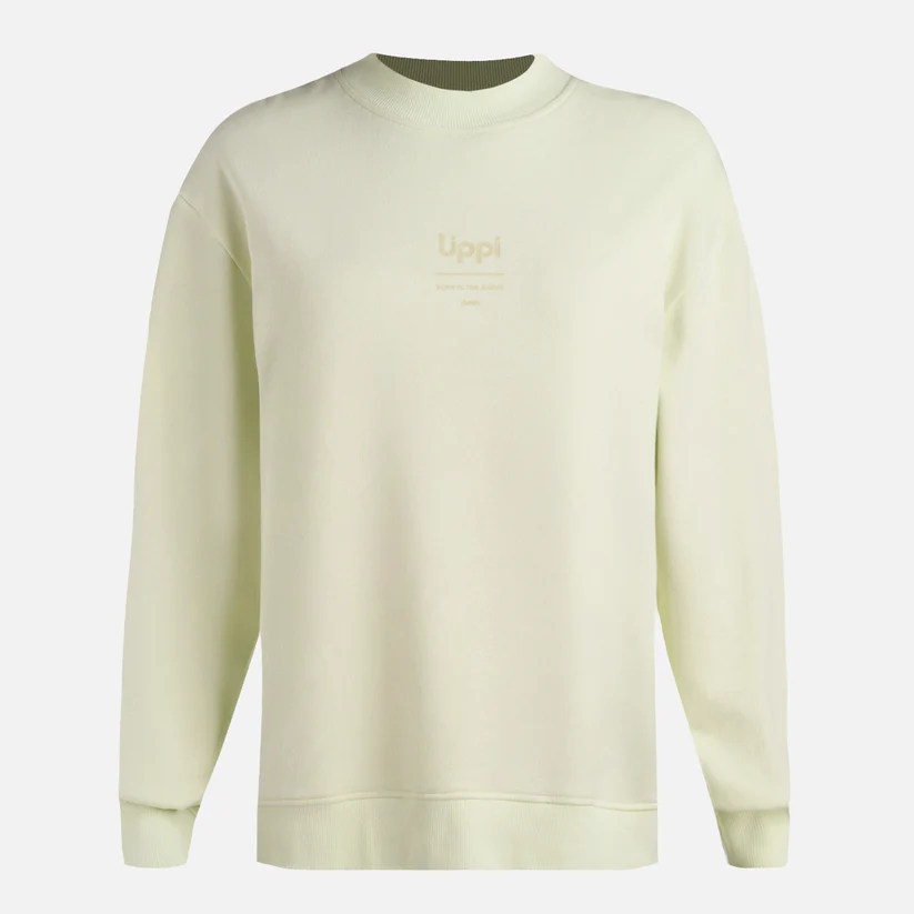 POLERON MUJER ULMO MID POINT CREWNECK SWEATSHIRT VERDE AGUA