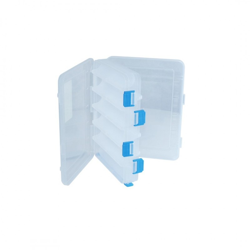 CAJA PESCA TRANSPARENTE 21X16.5X4