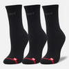 CALCETINES LOGO LIPPI PACK MID NEGRO