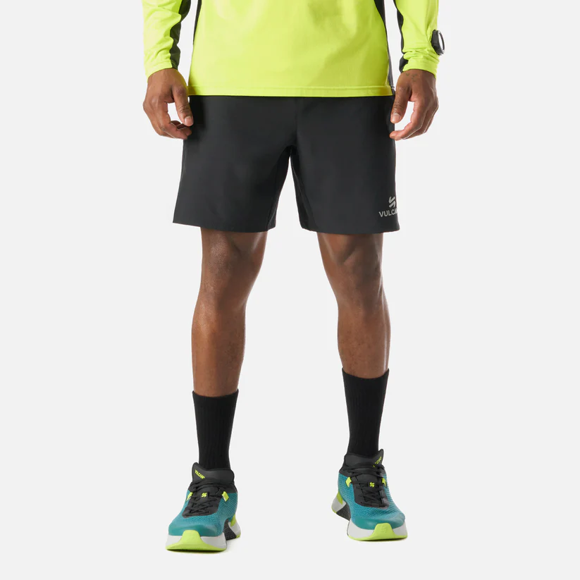 SHORT HOMBRE VULCANO TEMPO 2-IN-1 7" SHORTS NEGRO