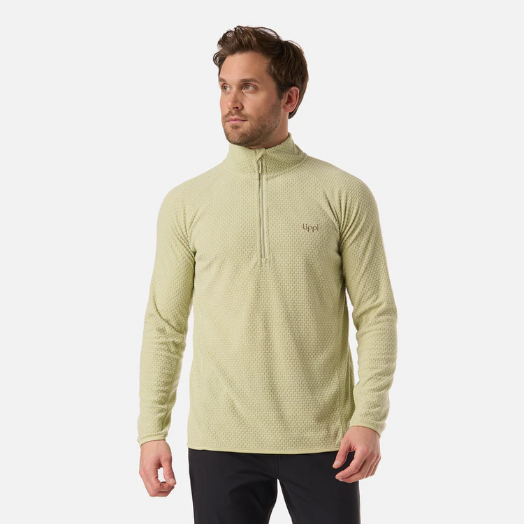 POLERON HOMBRE JACARANDA NANOF 14 ZIP LIPPI VERDE MANZANA