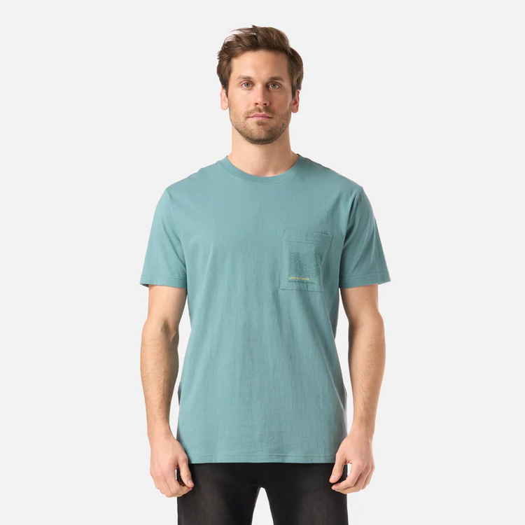 POLERA HOMBRE ULMO POCKET TSHIRT LIPPI TURQUESA