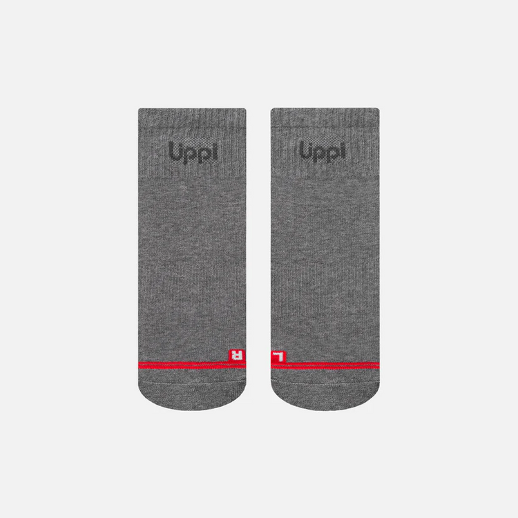 CALCETINES LOGO LIPPI PACK SHORT GRIS
