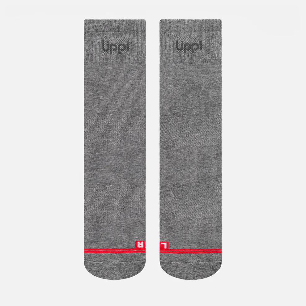 CALCETINES LOGO LIPPI PACK MID GRIS L