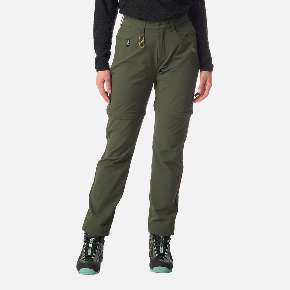 PANTALON MUJER LENNOX QDRY MIX2 LIPPI VERDE MILITAR