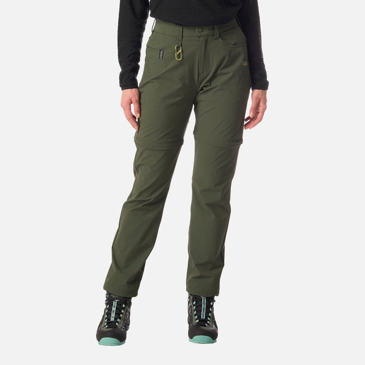 PANTALON MUJER LENNOX QDRY MIX2 LIPPI VERDE MILITAR