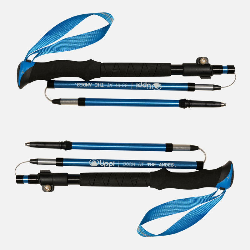 BASTONES DE TREKKING LIPPI ADULTO FAST TRAIL DUO AZUL