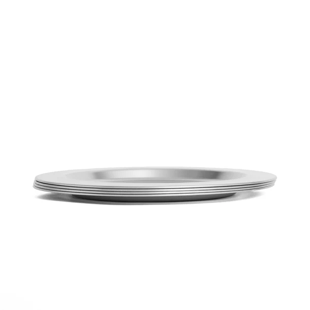 SET DE PLATOS DOITE 4 UNDS ACERO