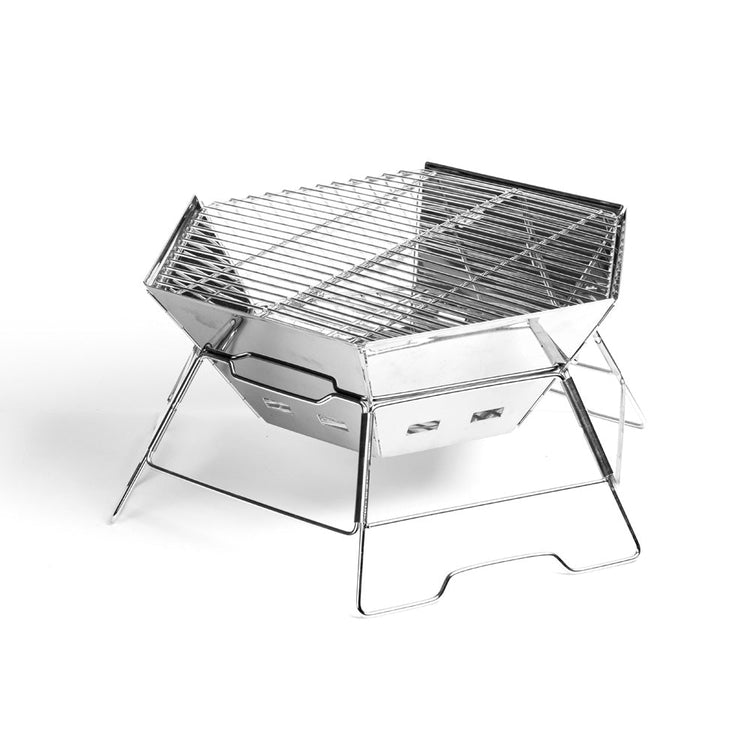 Parrilla Plegable Hexa Grill Acero Inoxidable - vista principal