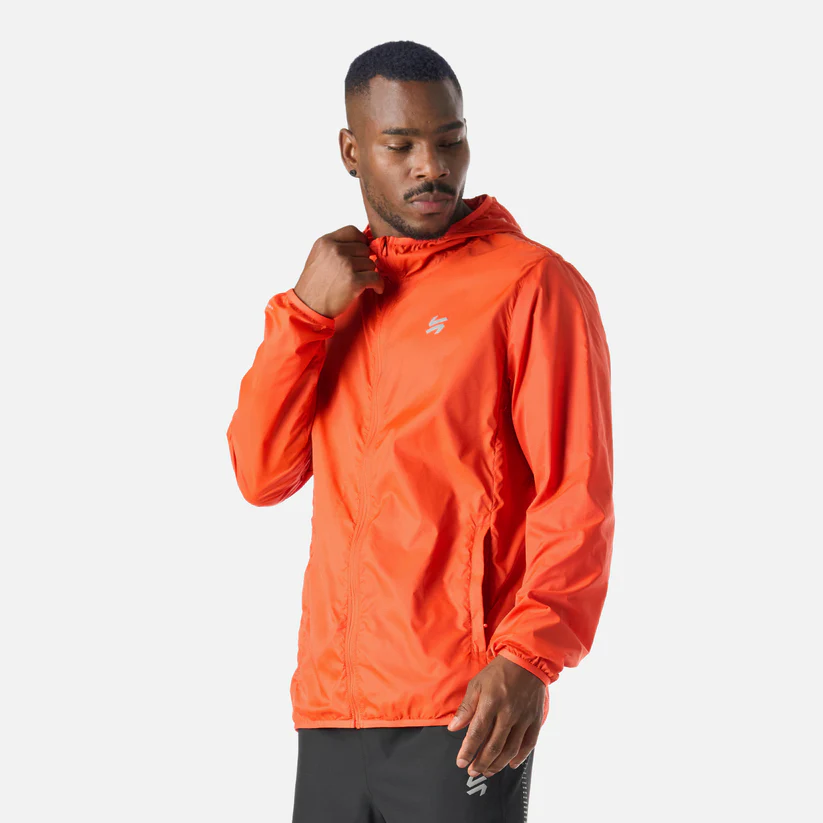 CORTAVIENTO HOMBRE VULCANO BUILT TO MOVE WINDBREAKER JACKET NARANJO