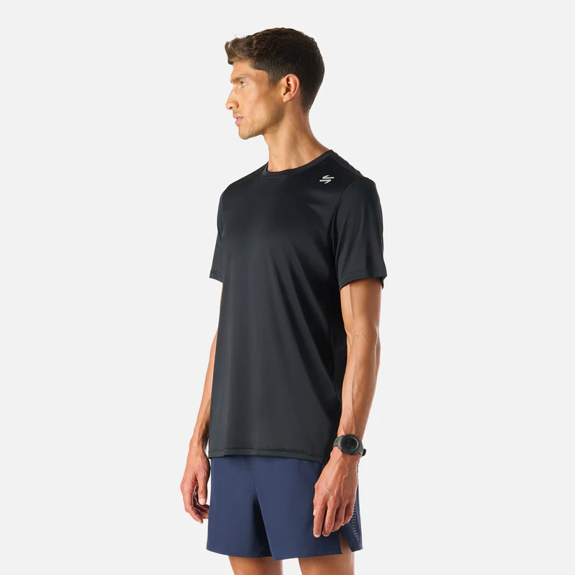 POLERA HOMBRE VULCANO TEMPO ADVANCED TSHIRT NEGRO