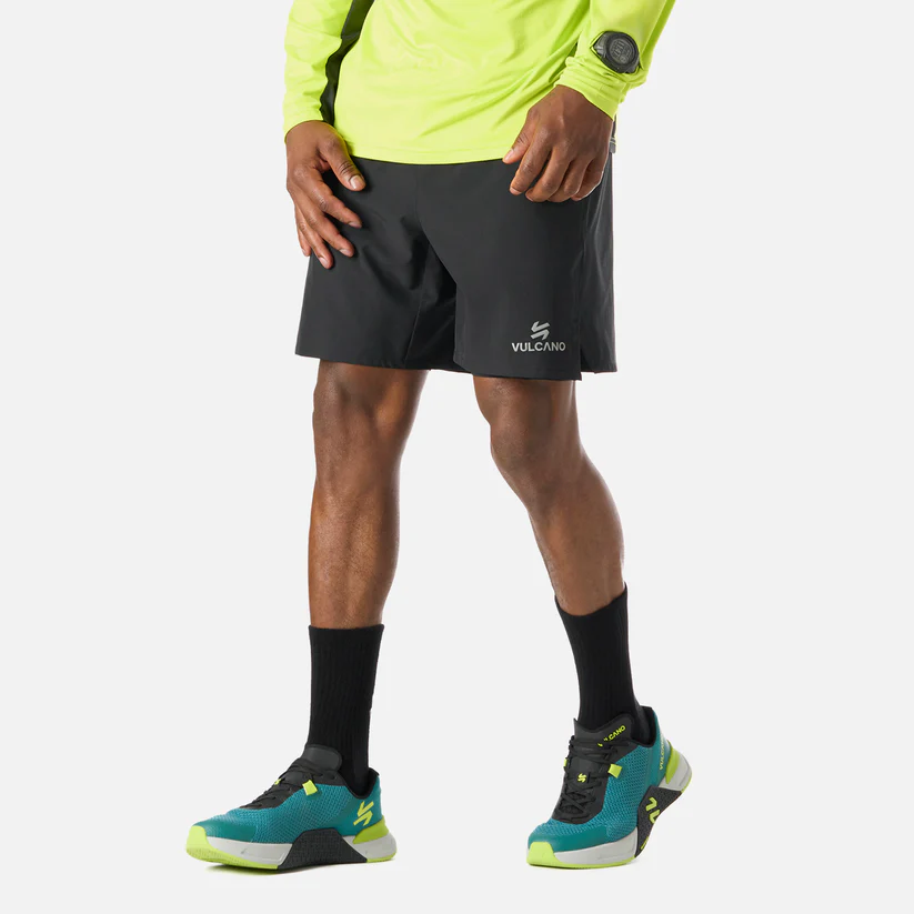 SHORT HOMBRE VULCANO TEMPO 2-IN-1 7" SHORTS NEGRO