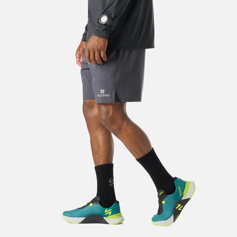 SHORT HOMBRE VULCANO TEMPO 2-IN-1 7" SHORTS GRAFITO