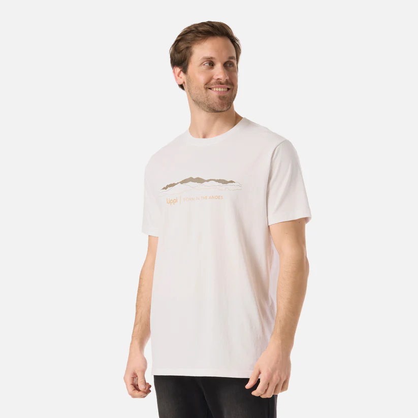 POLERA HOMBRE LOGO LIPPI FRONT PRINT TSHIRT LIPPI BLANCO