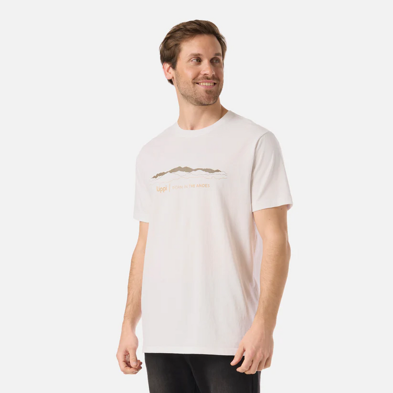 POLERA HOMBRE LOGO LIPPI FRONT PRINT TSHIRT LIPPI BLANCO